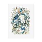 Ram Skull Poster Print