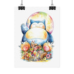 We Love Food Poster Print