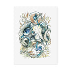 Ram Skull Poster Print