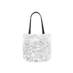 Tote Bag, 5-Color Straps - Halloween Friends Linework