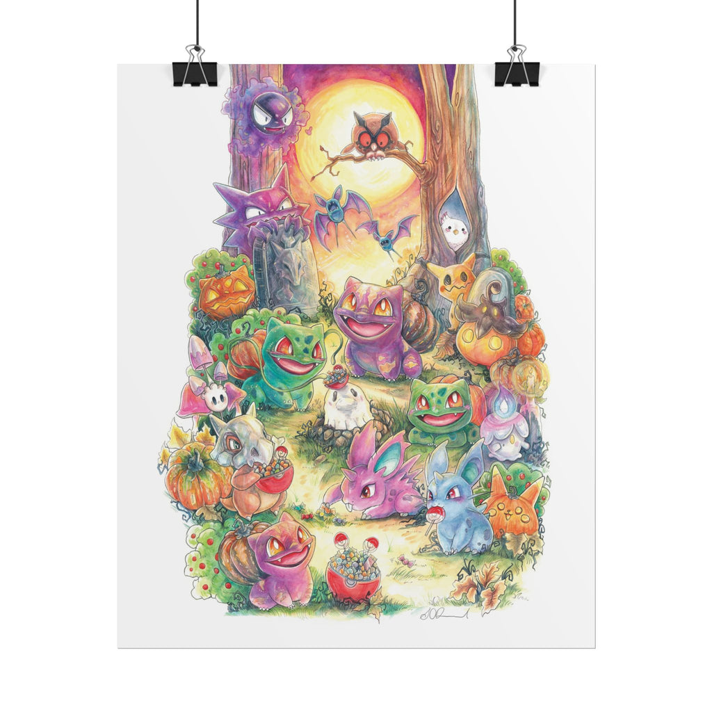 Halloween Friends Poster Print