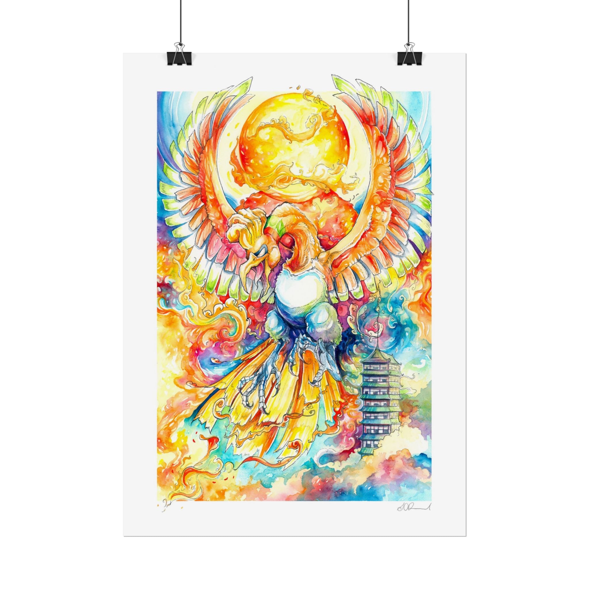 Fire Bird Poster Print