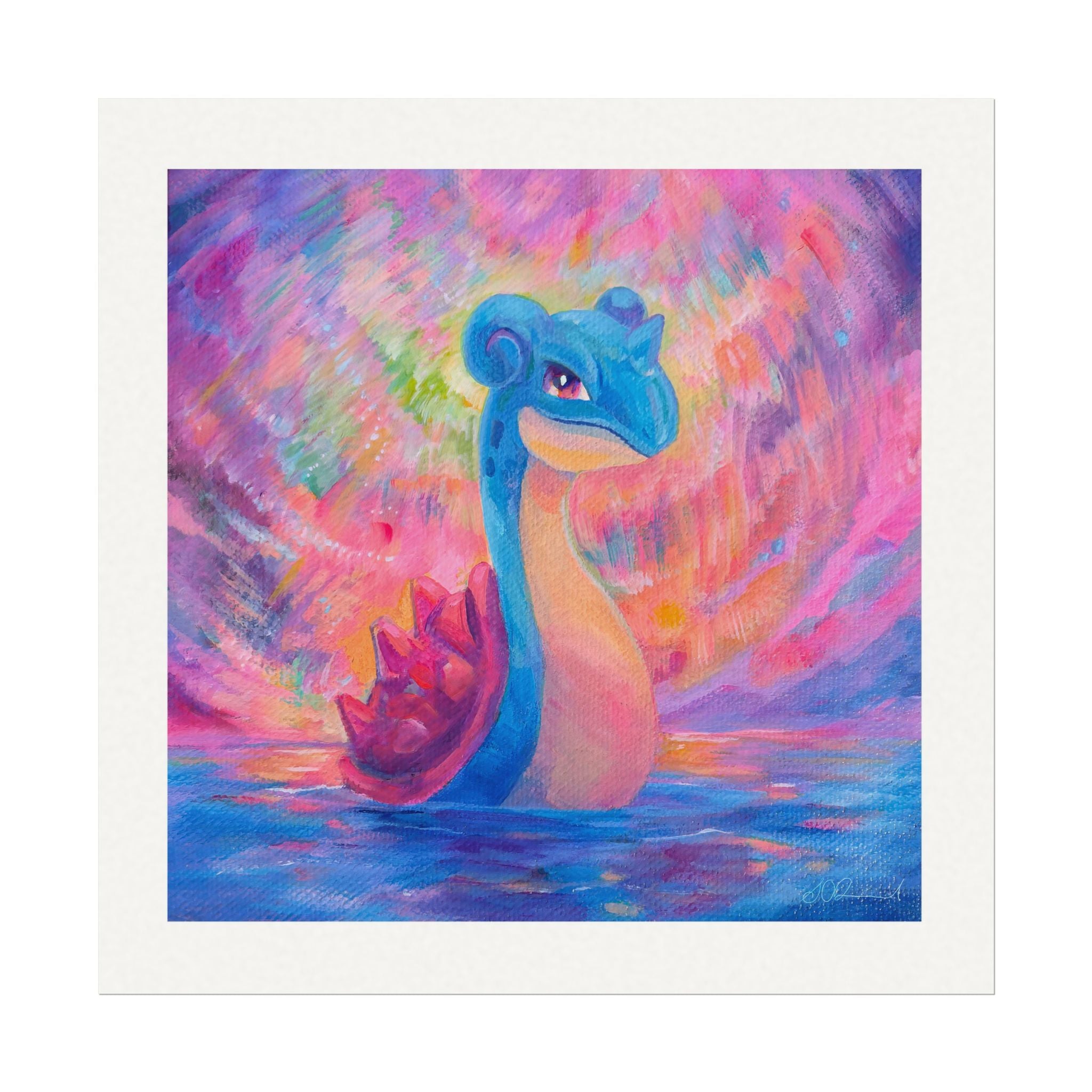 151 #131 8x8" Textured Matte Watercolour Print