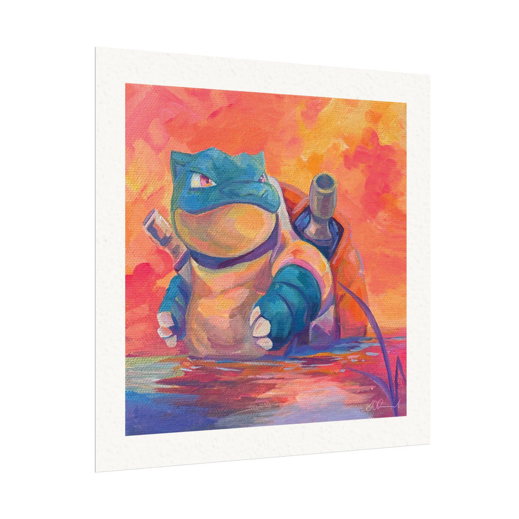 151 #009 8x8" Textured Matte Watercolour Print