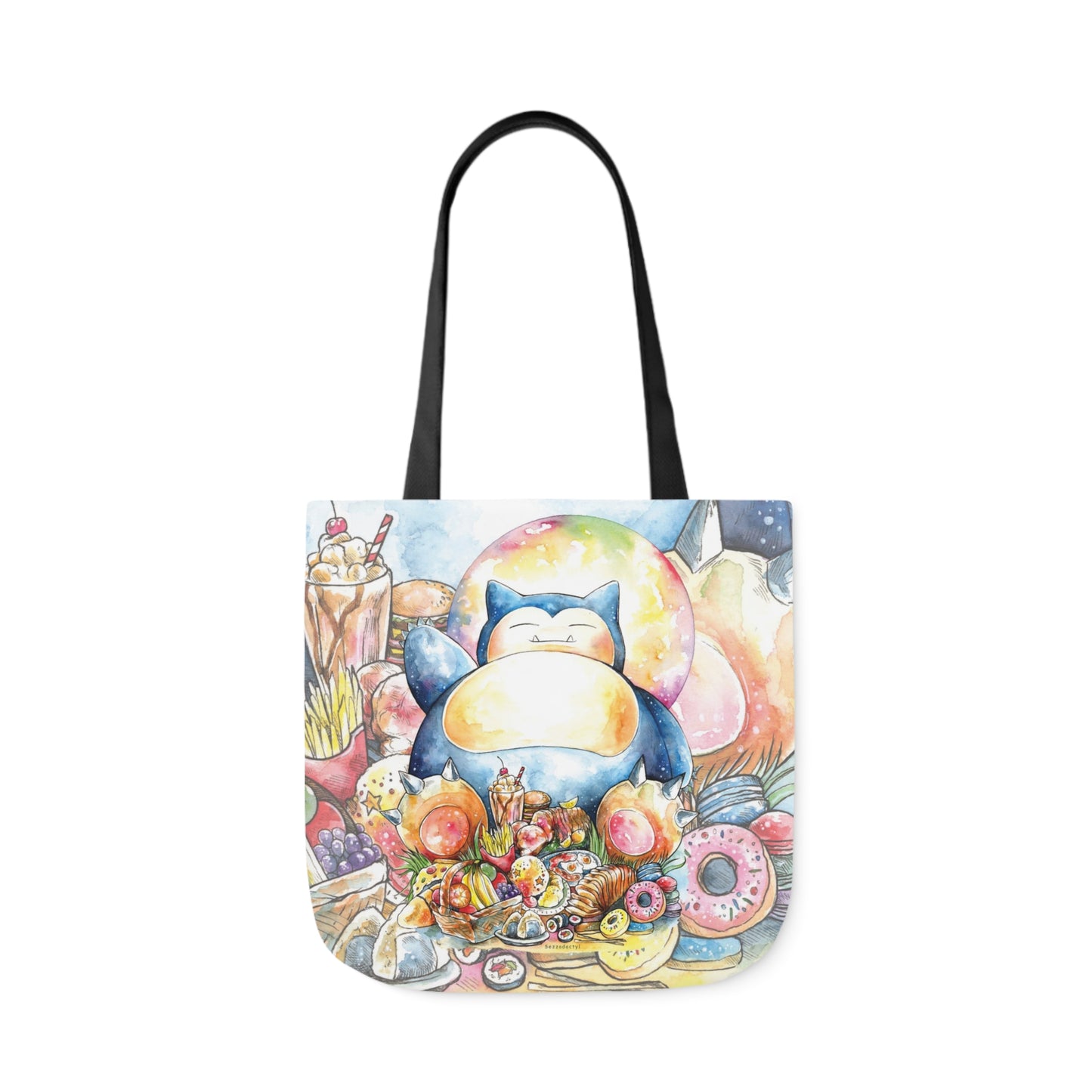 Tote Bag, 5-Color Straps - We Love Food