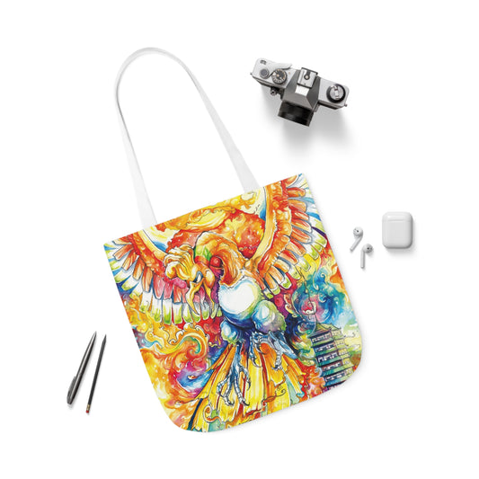 Tote Bag, 5-Color Straps - Fire Bird