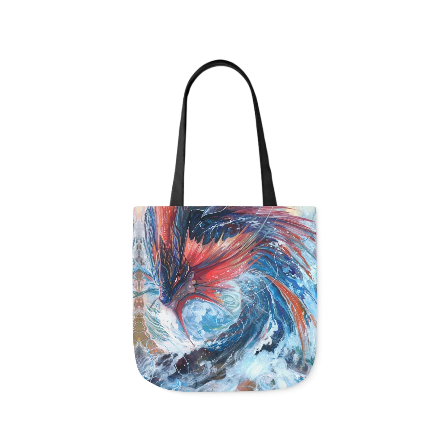 Tote Bag, 5-Color Straps - Serpent of the Rapids