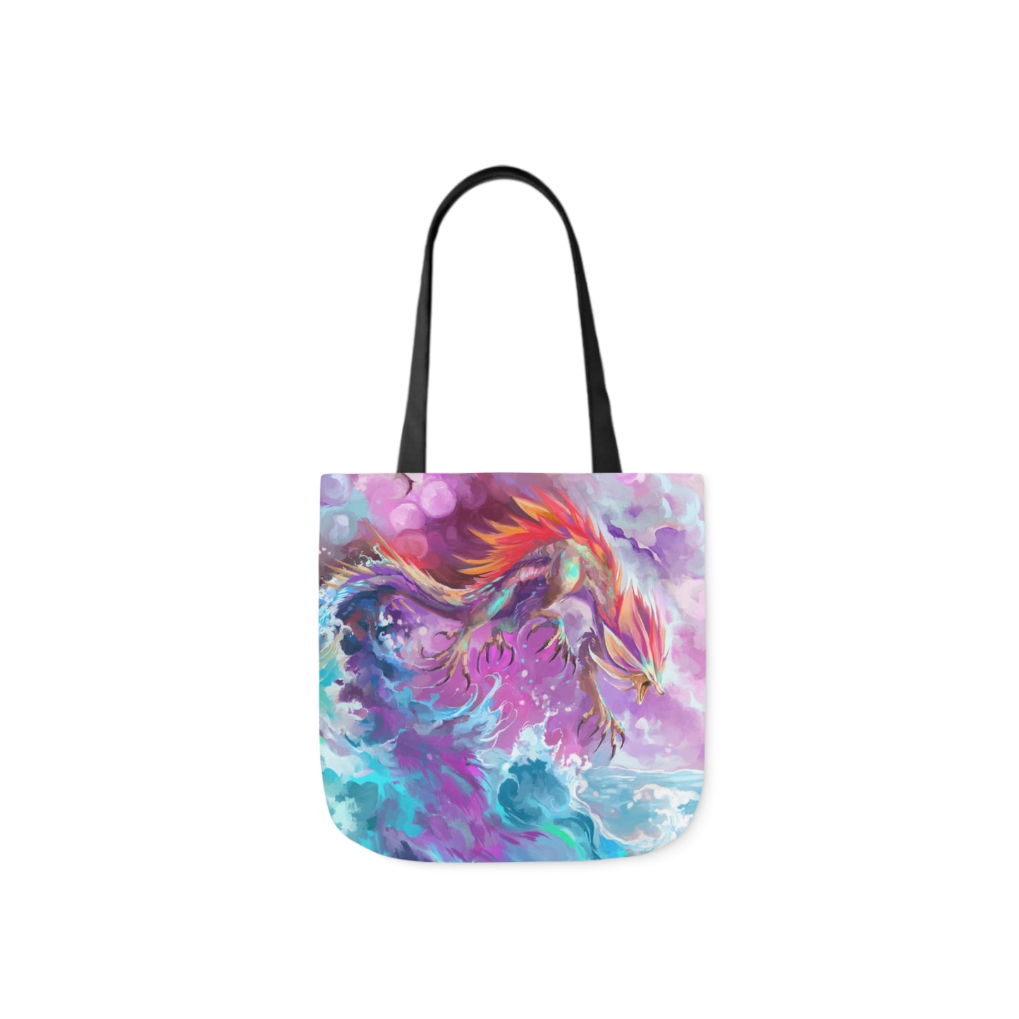 Tote Bag, 5-Color Straps - Monster of the Water