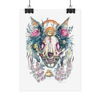 Fox Skull Poster Print