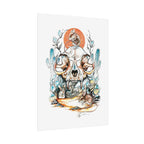 Cat Skull Poster Print