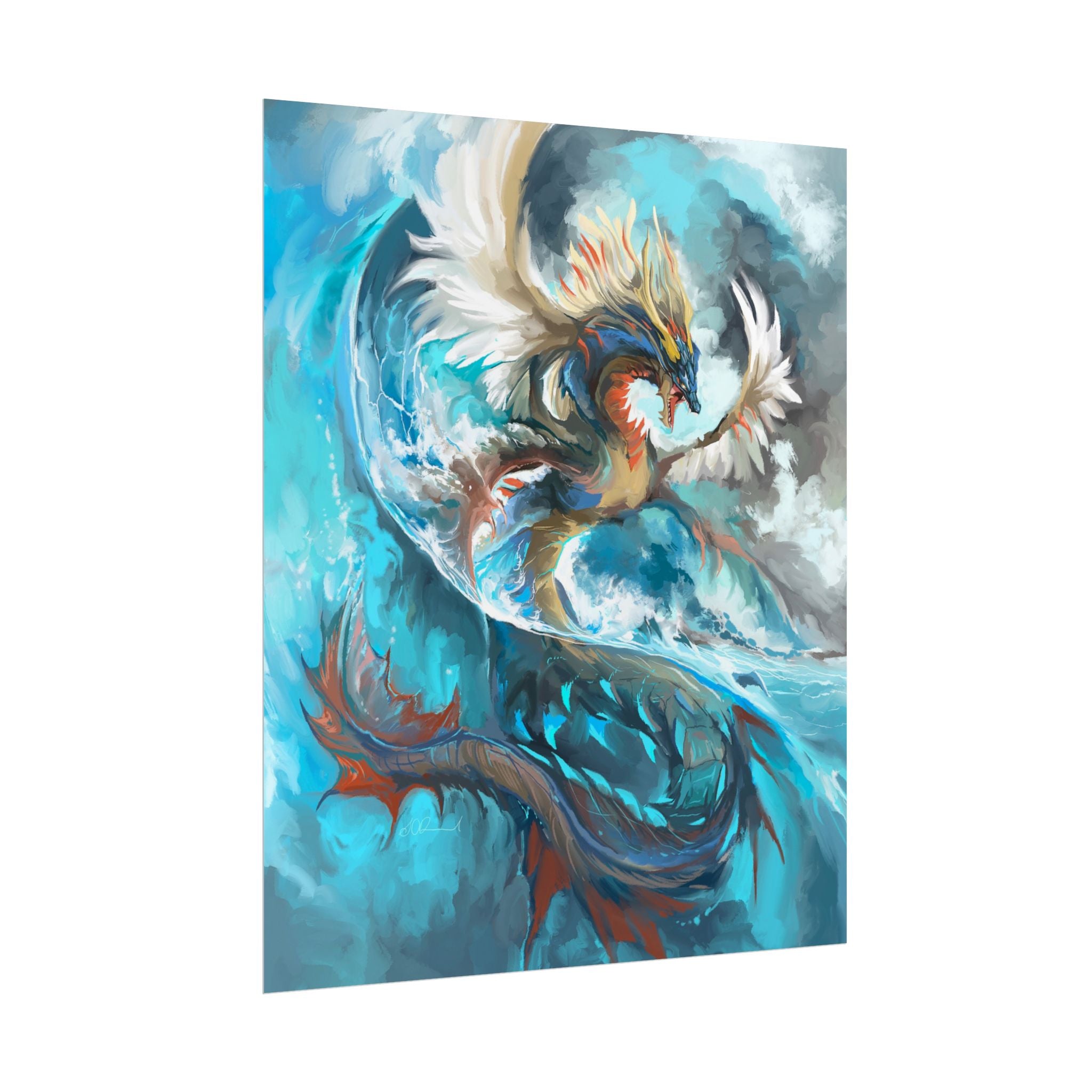 Monster of the Sea Poster Print