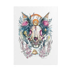 Fox Skull Poster Print