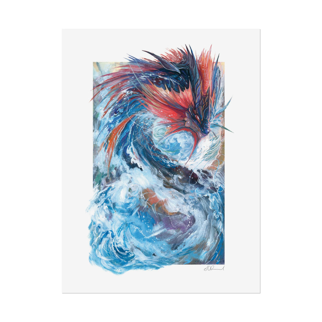 Serpent of the Rapids Poster Print