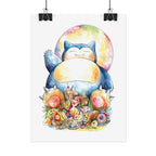 We Love Food Poster Print