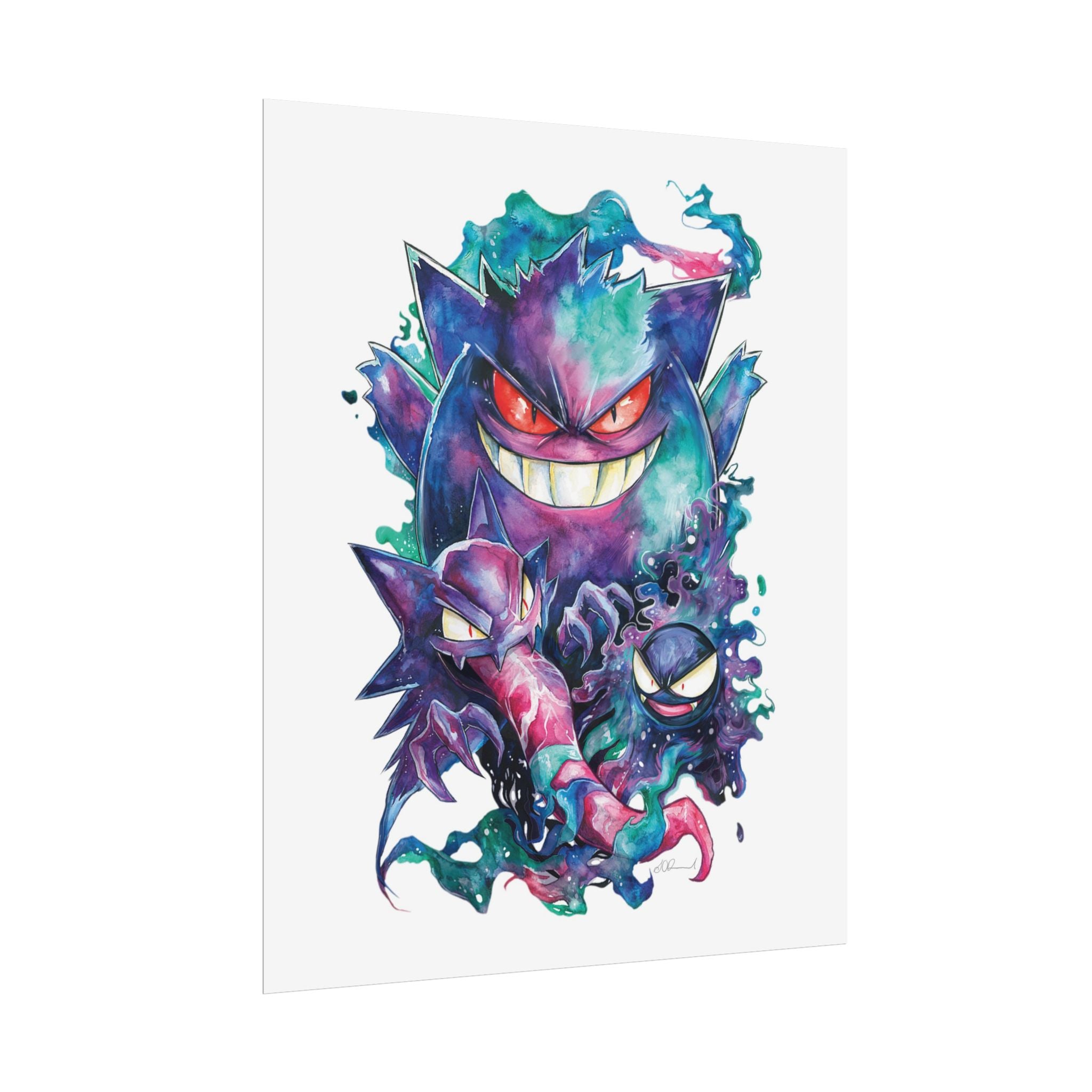 Ghostly Family Poster Print