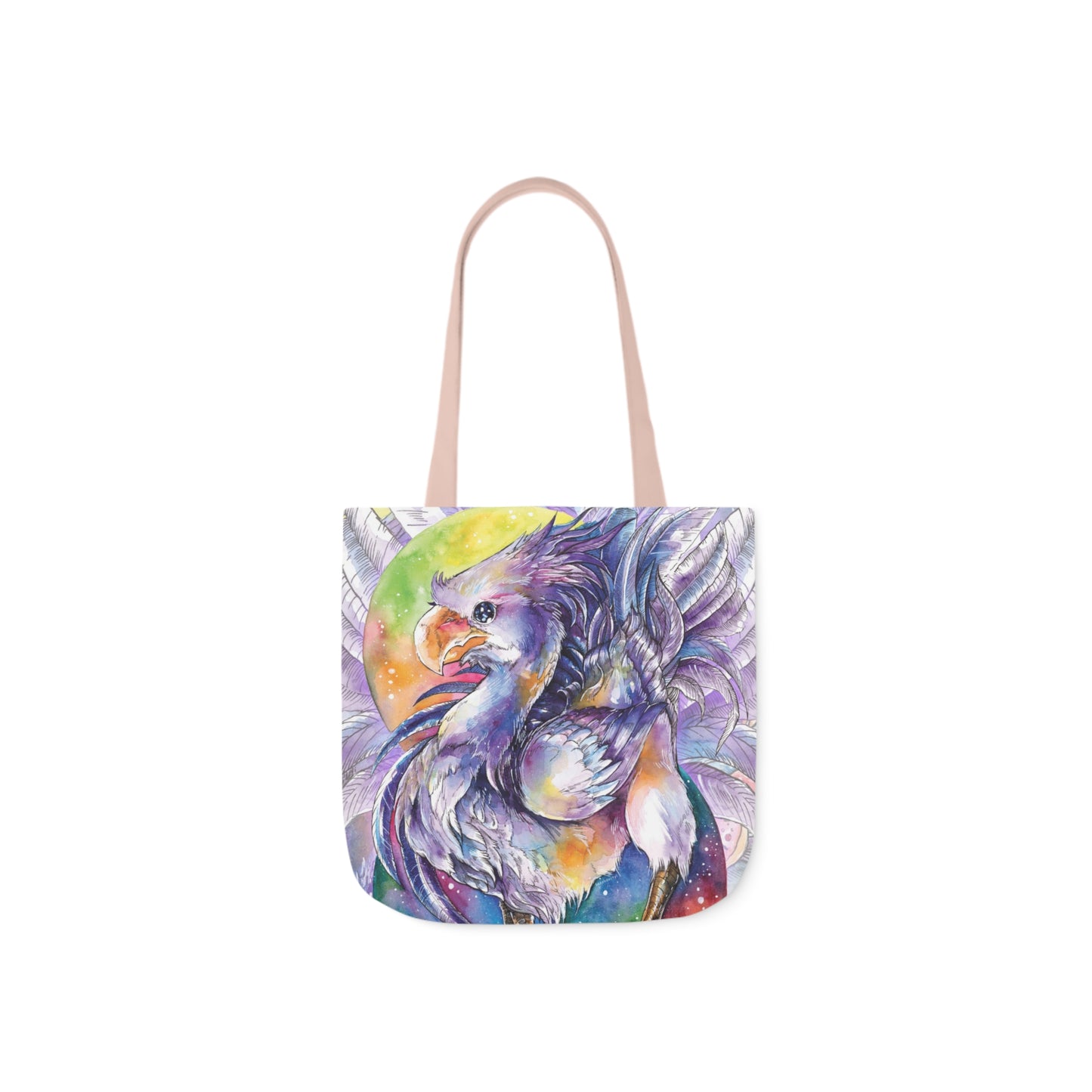 Tote Bag, 5-Color Straps - Purple Chocobo