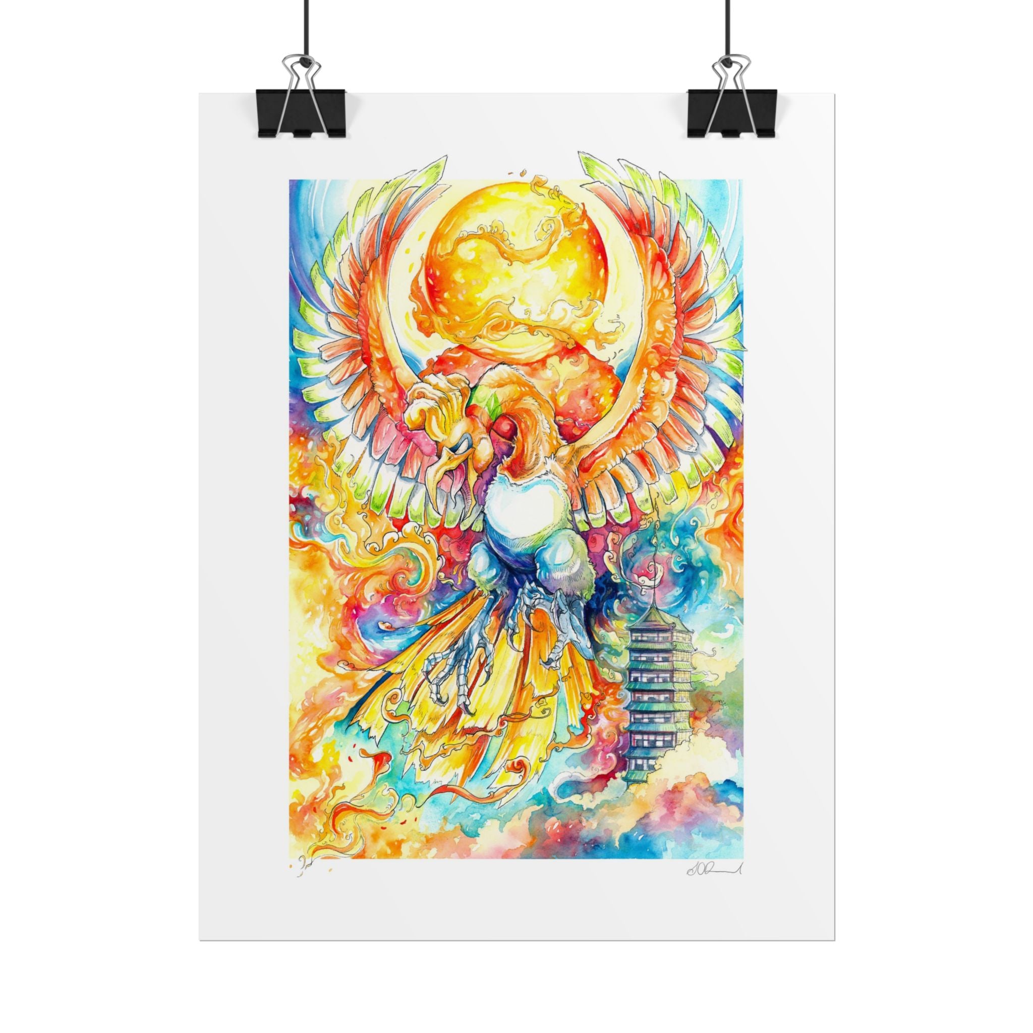 Fire Bird Poster Print
