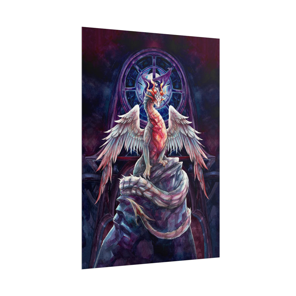 Corrupted Celestial Dragon Poster Print