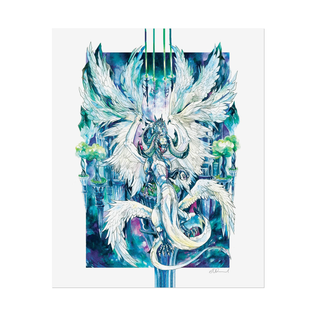 Winged Dragon Poster Print
