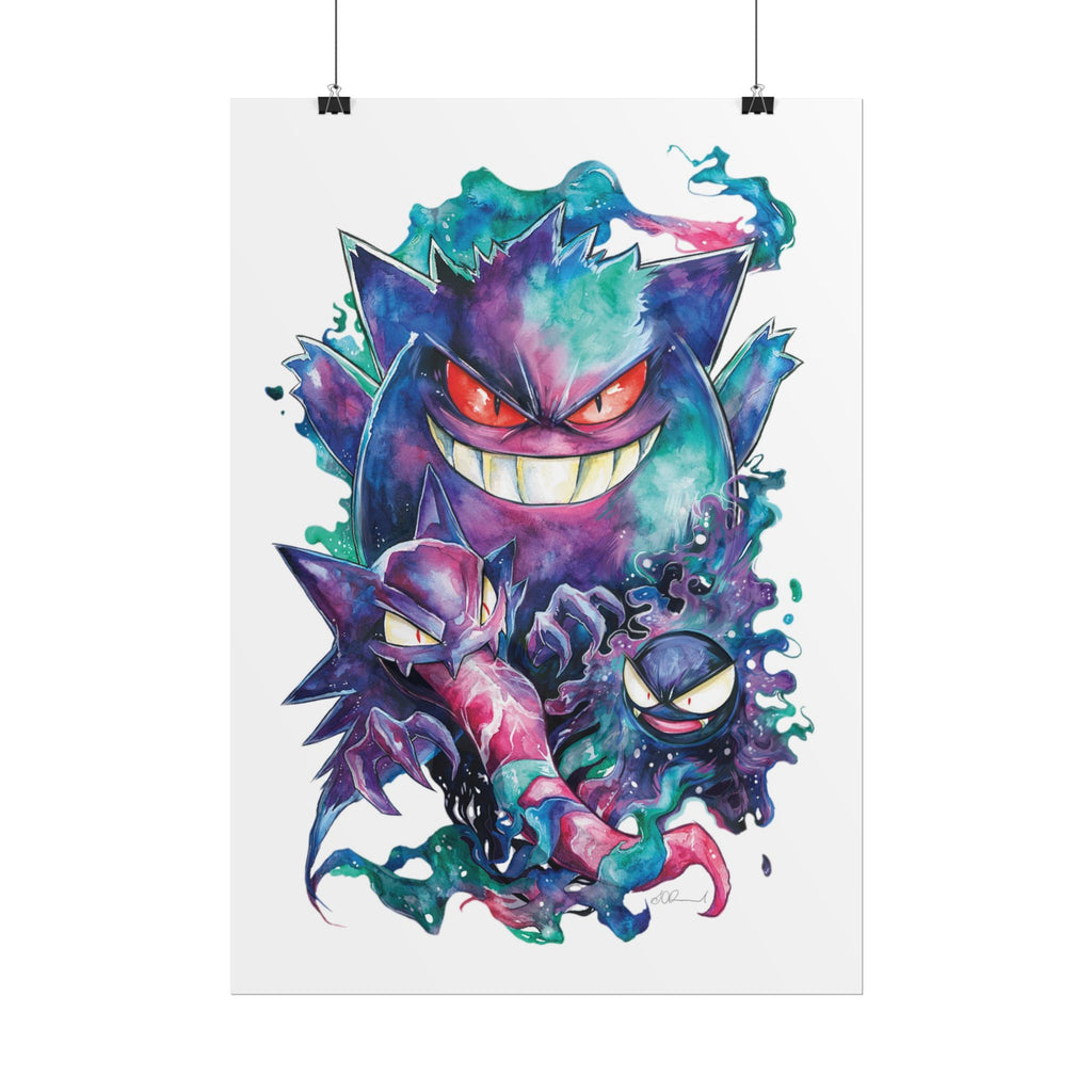 Ghostly Family Poster Print