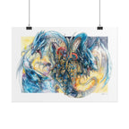 Knight Dragon Poster Print
