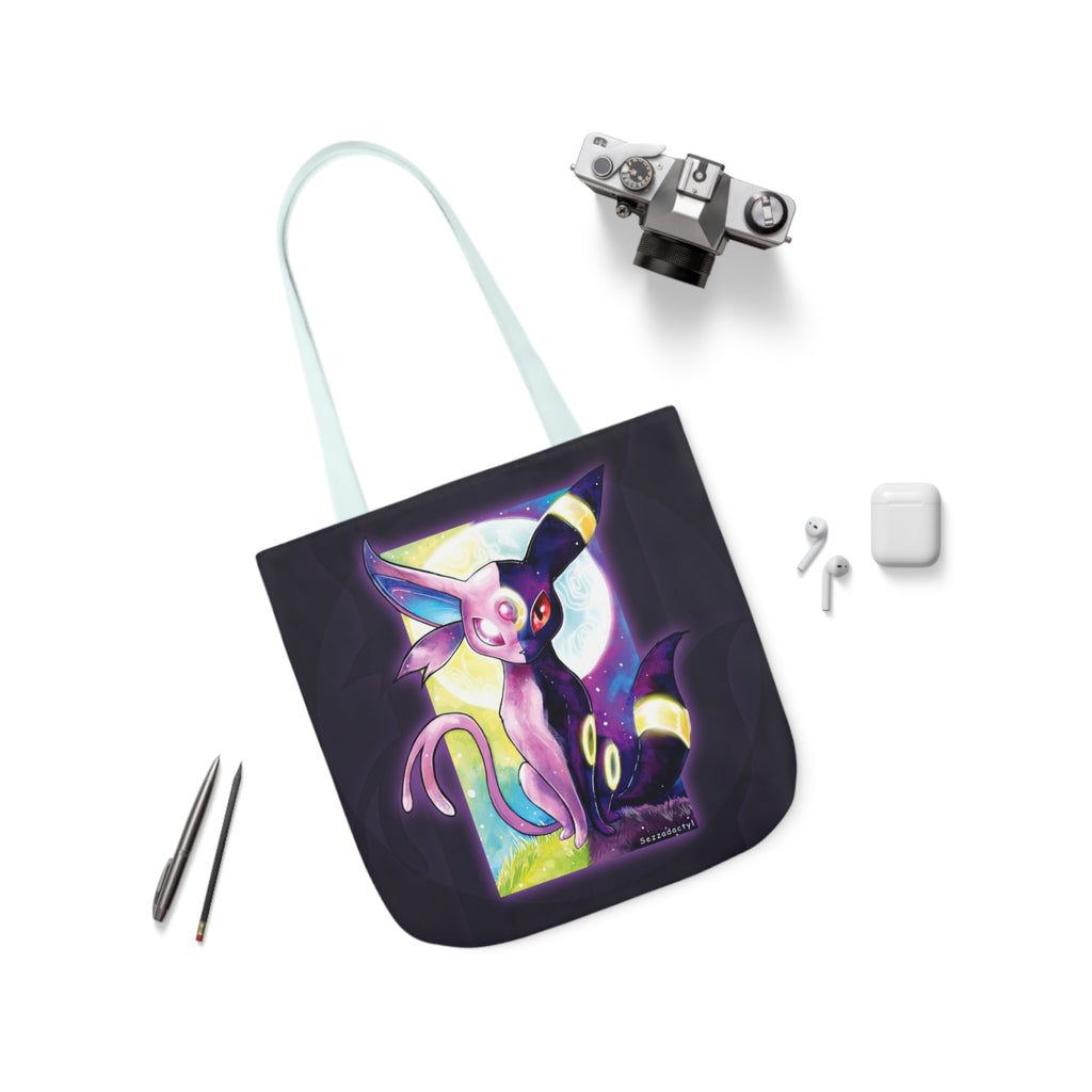 Tote Bag, 5-Color Straps - Sun vs Moon