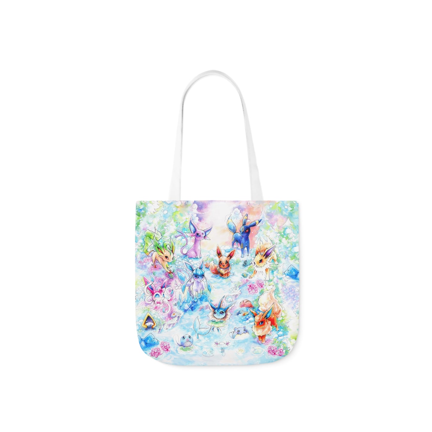 Tote Bag, 5-Color Straps - Family Fox Gathering