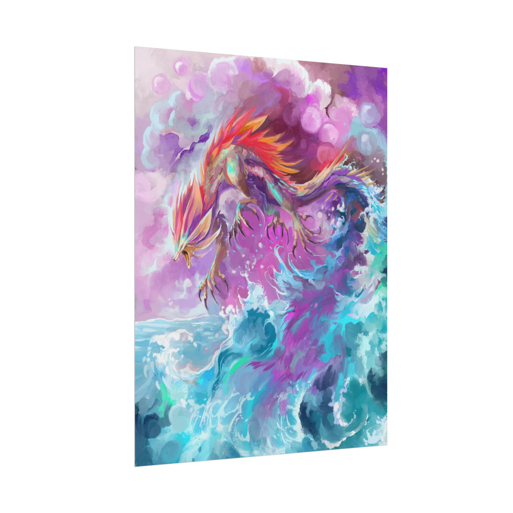 Monster of the Waves Poster Print