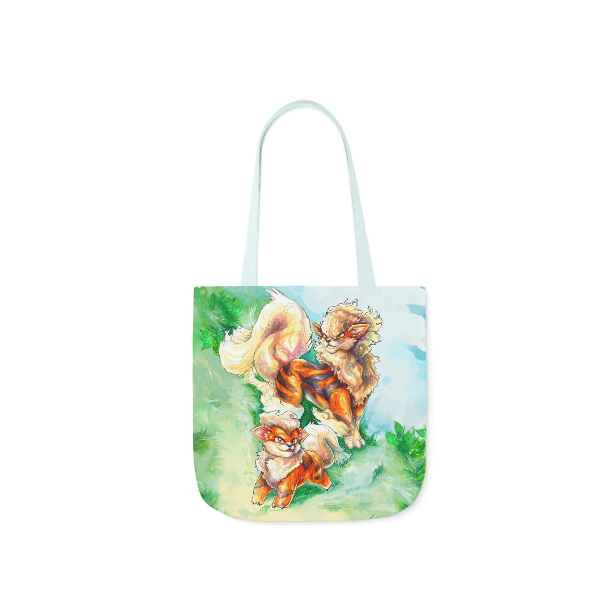 Tote Bag, 5-Color Straps - Fire Dogs