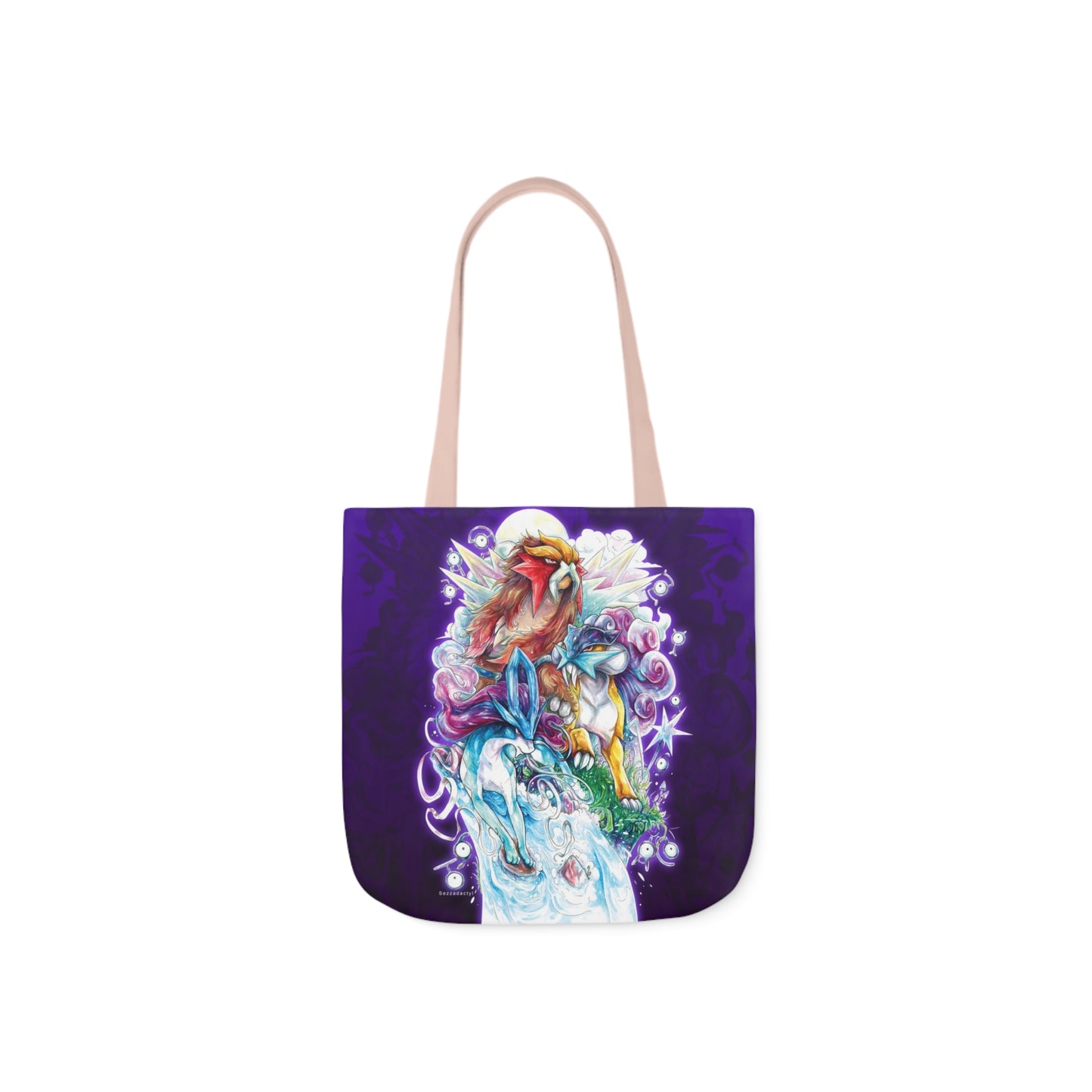 Tote Bag, 5-Color Straps - Legendary Beasts