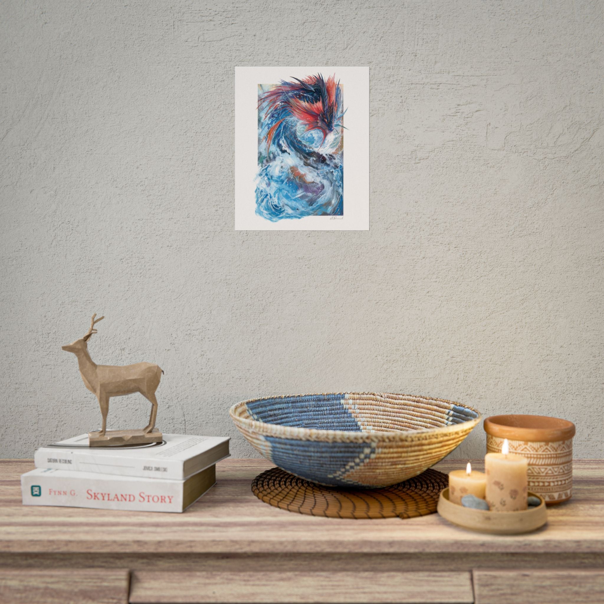 Serpent of the Rapids Poster Print