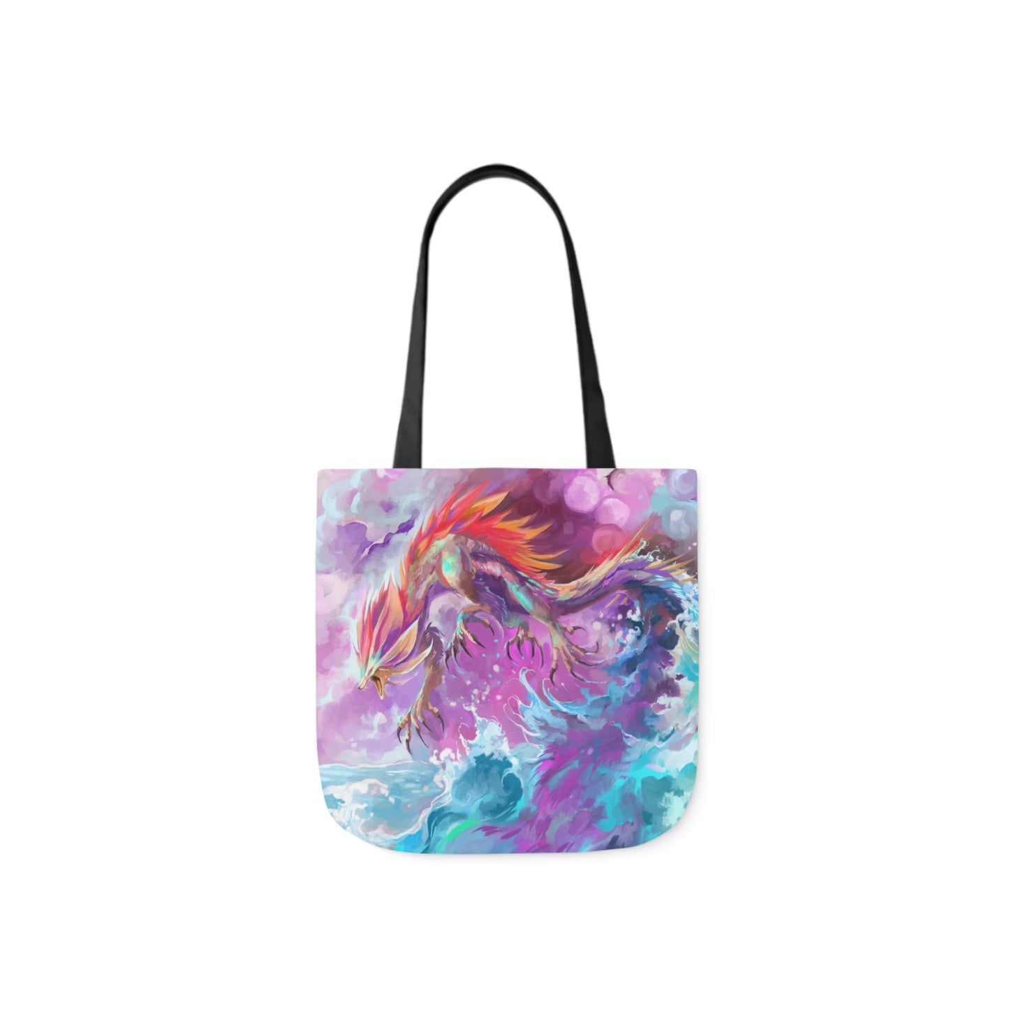 Tote Bag, 5-Color Straps - Monster of the Water