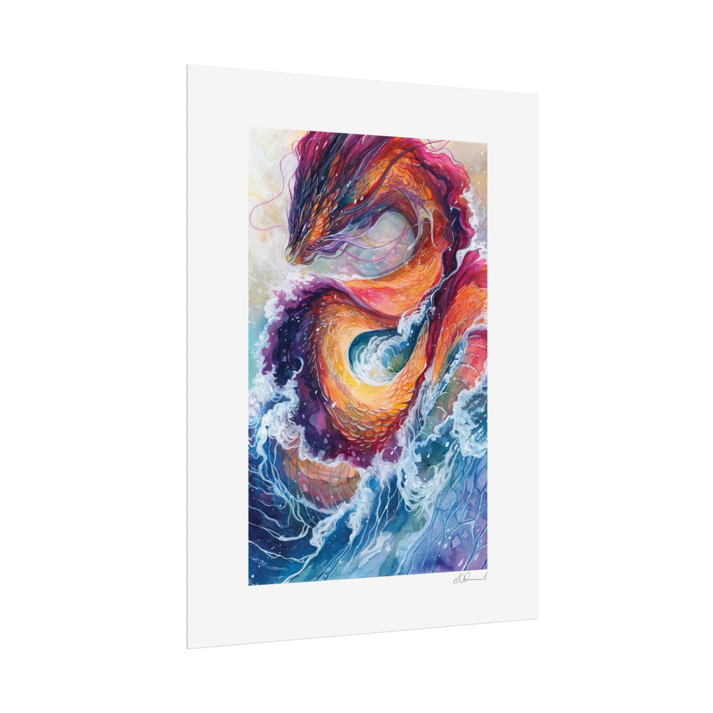 Serpent of the Waves Poster Print
