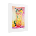 Lemon Iced Tea Snake Poster Print