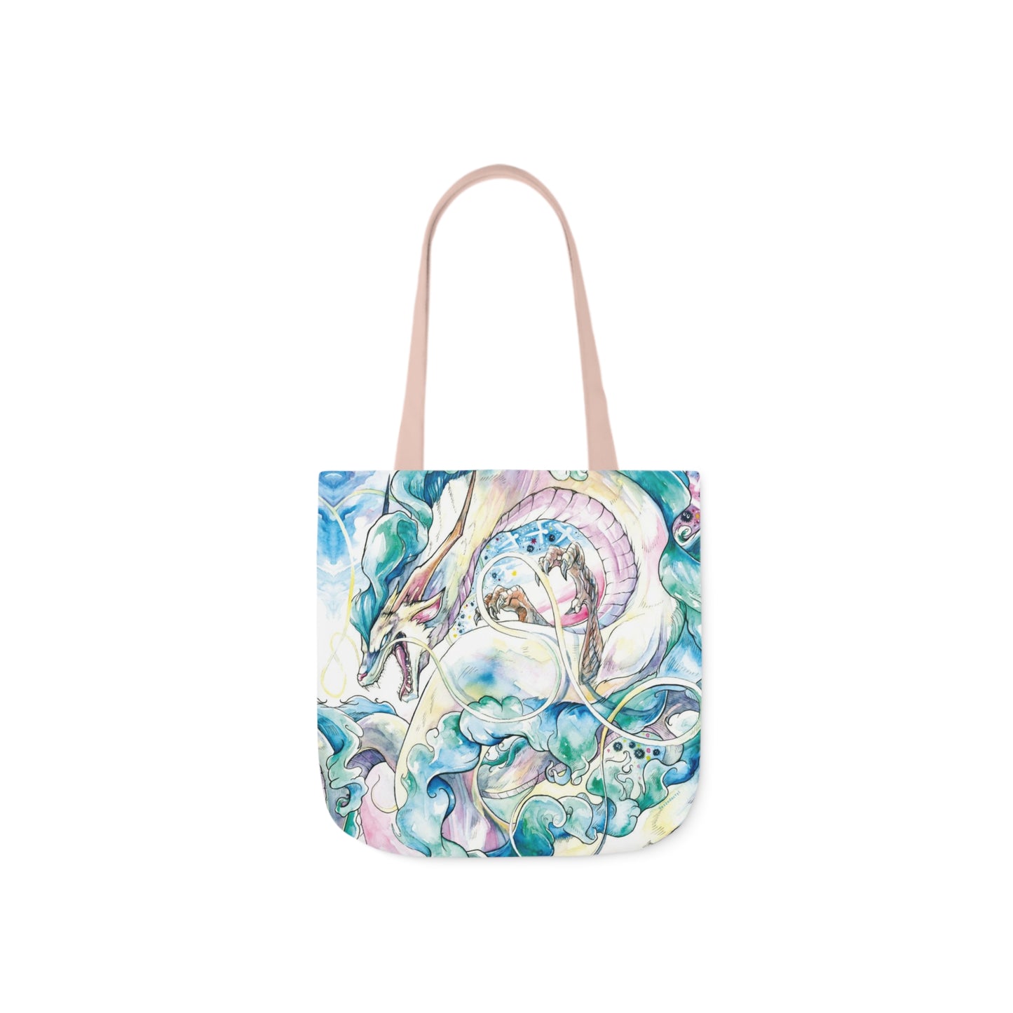 Tote Bag, 5-Color Straps - Sky Dragon