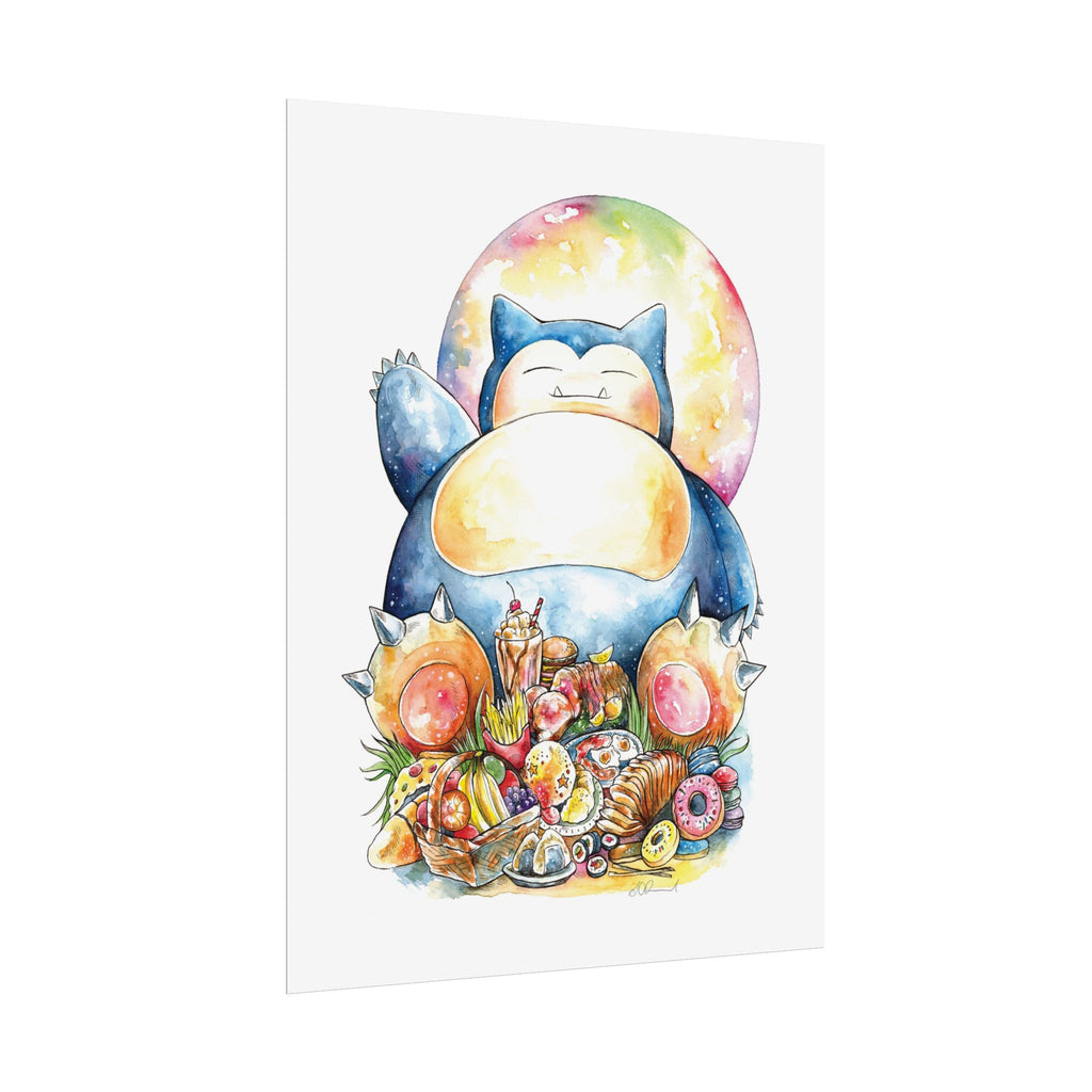 We Love Food Poster Print