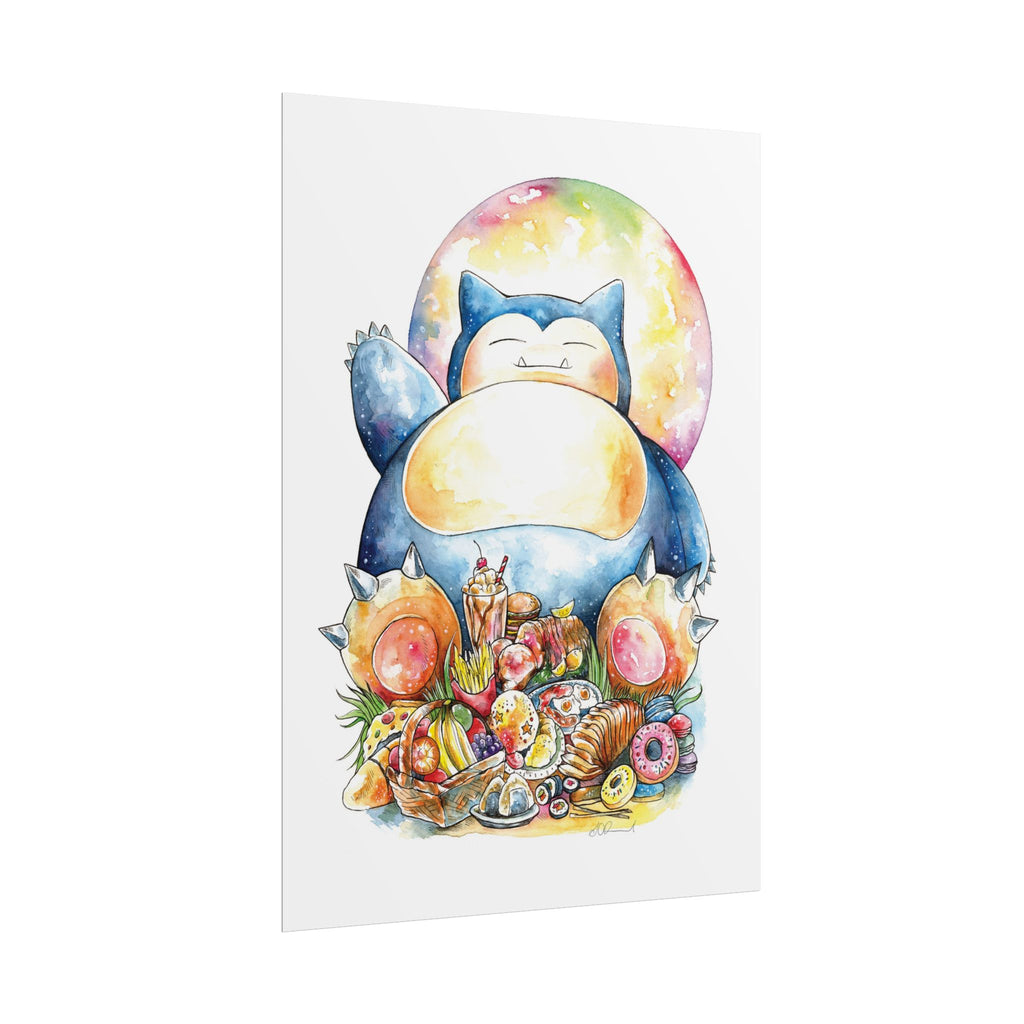 We Love Food Poster Print