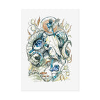 Ram Skull Poster Print