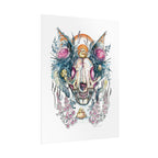 Fox Skull Poster Print