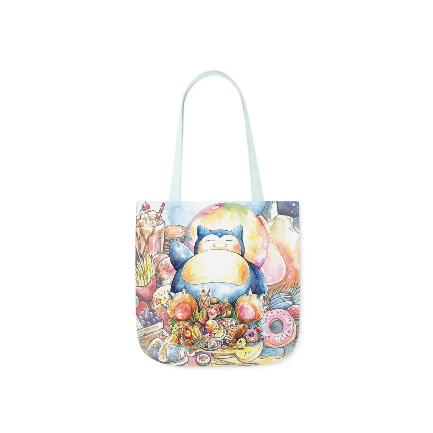 Tote Bag, 5-Color Straps - We Love Food