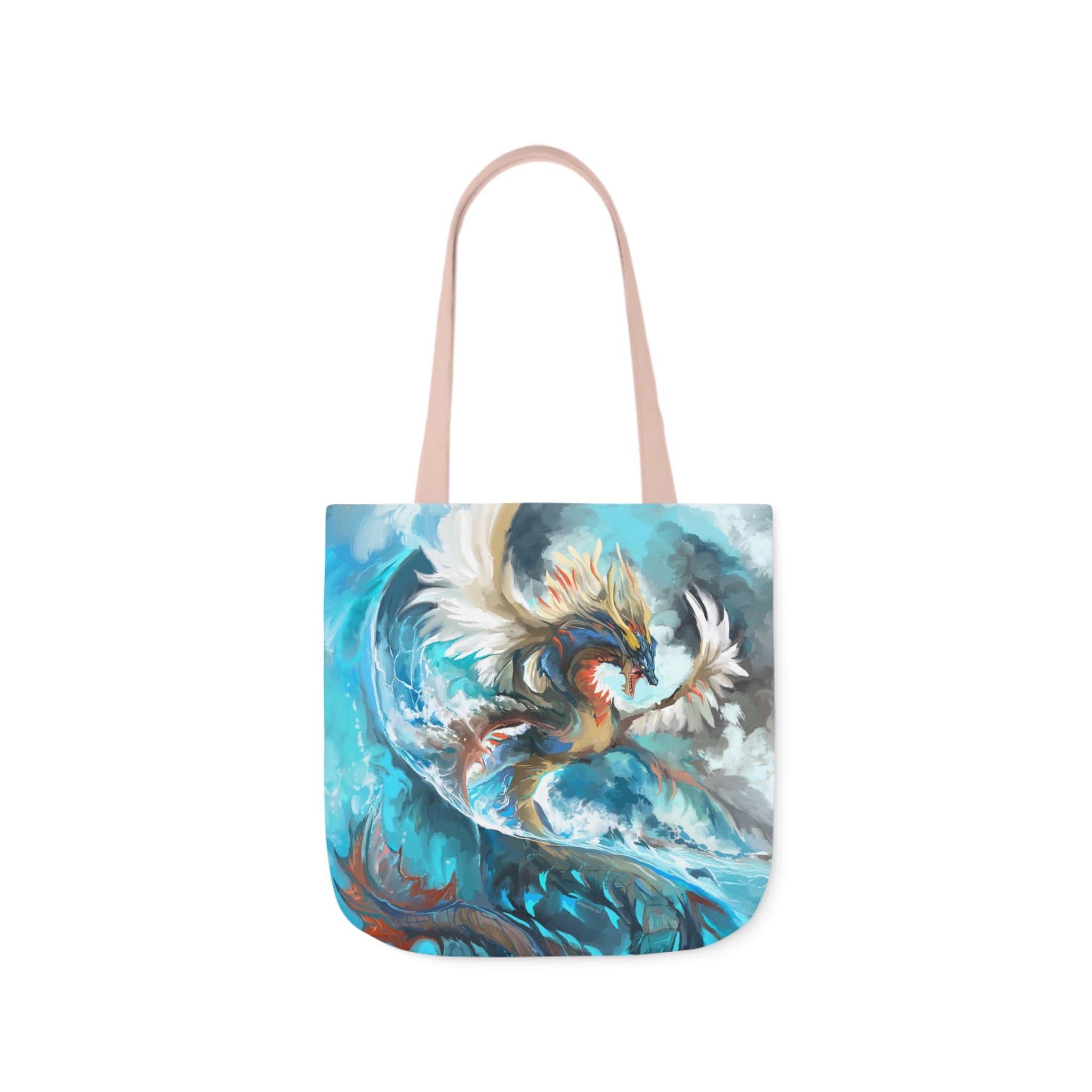 Tote Bag, 5-Color Straps - Monster of the Waves