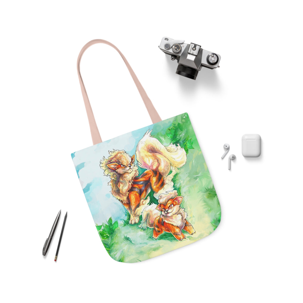 Tote Bag, 5-Color Straps - Fire Dogs