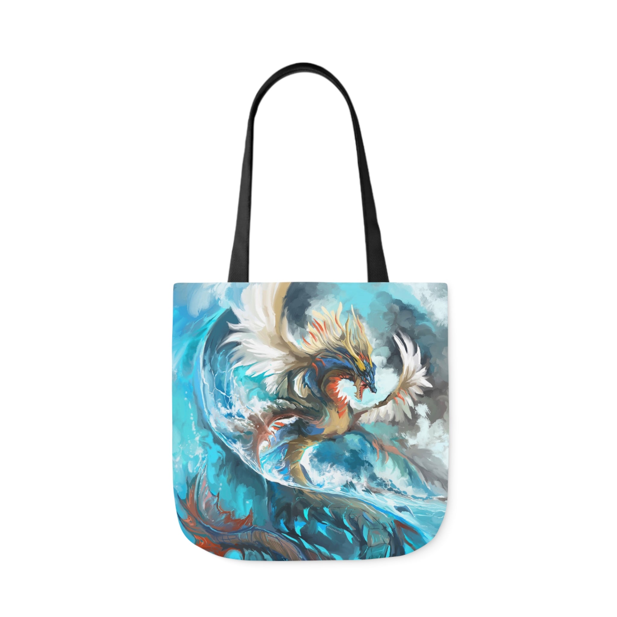 Tote Bag, 5-Color Straps - Monster of the Waves