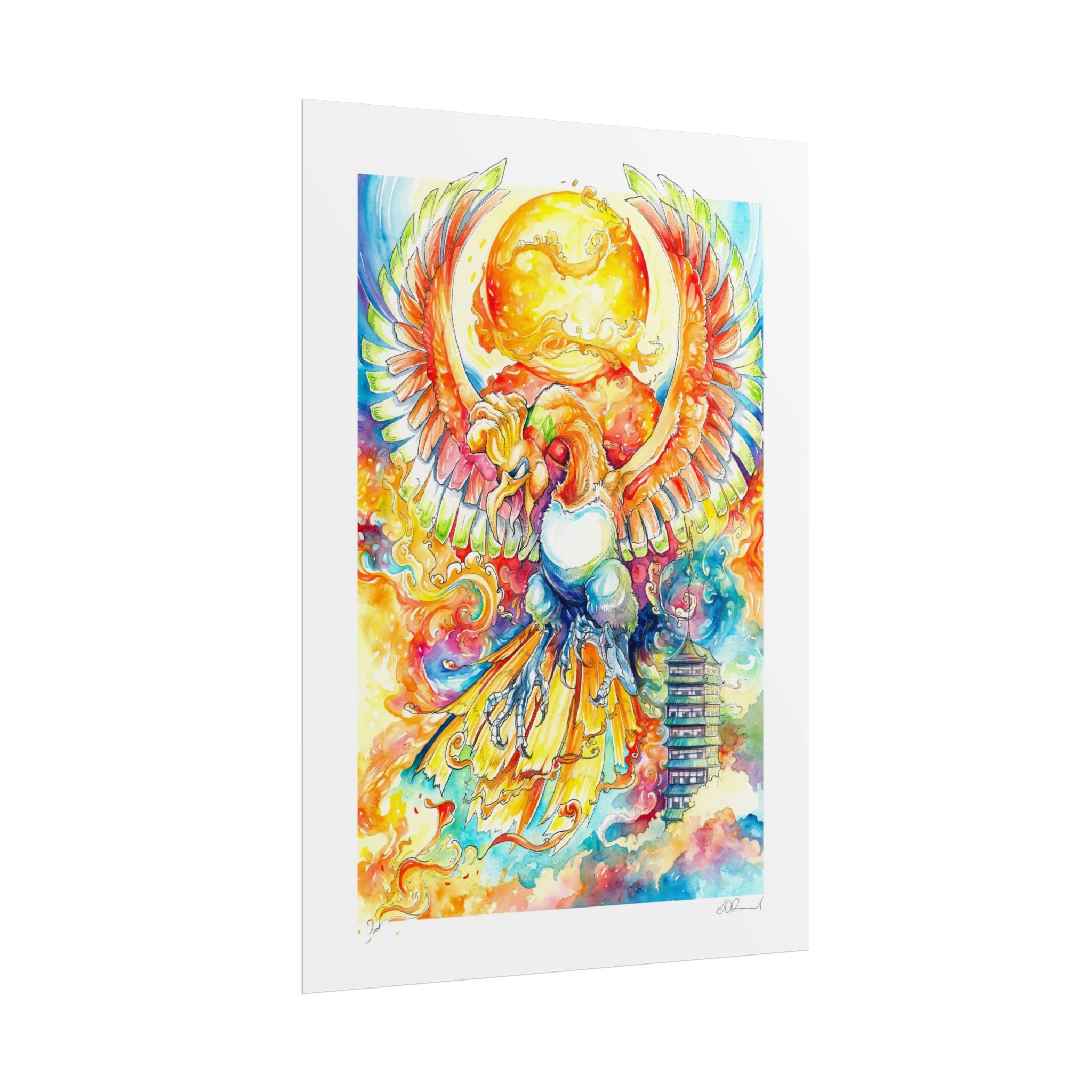 Fire Bird Poster Print