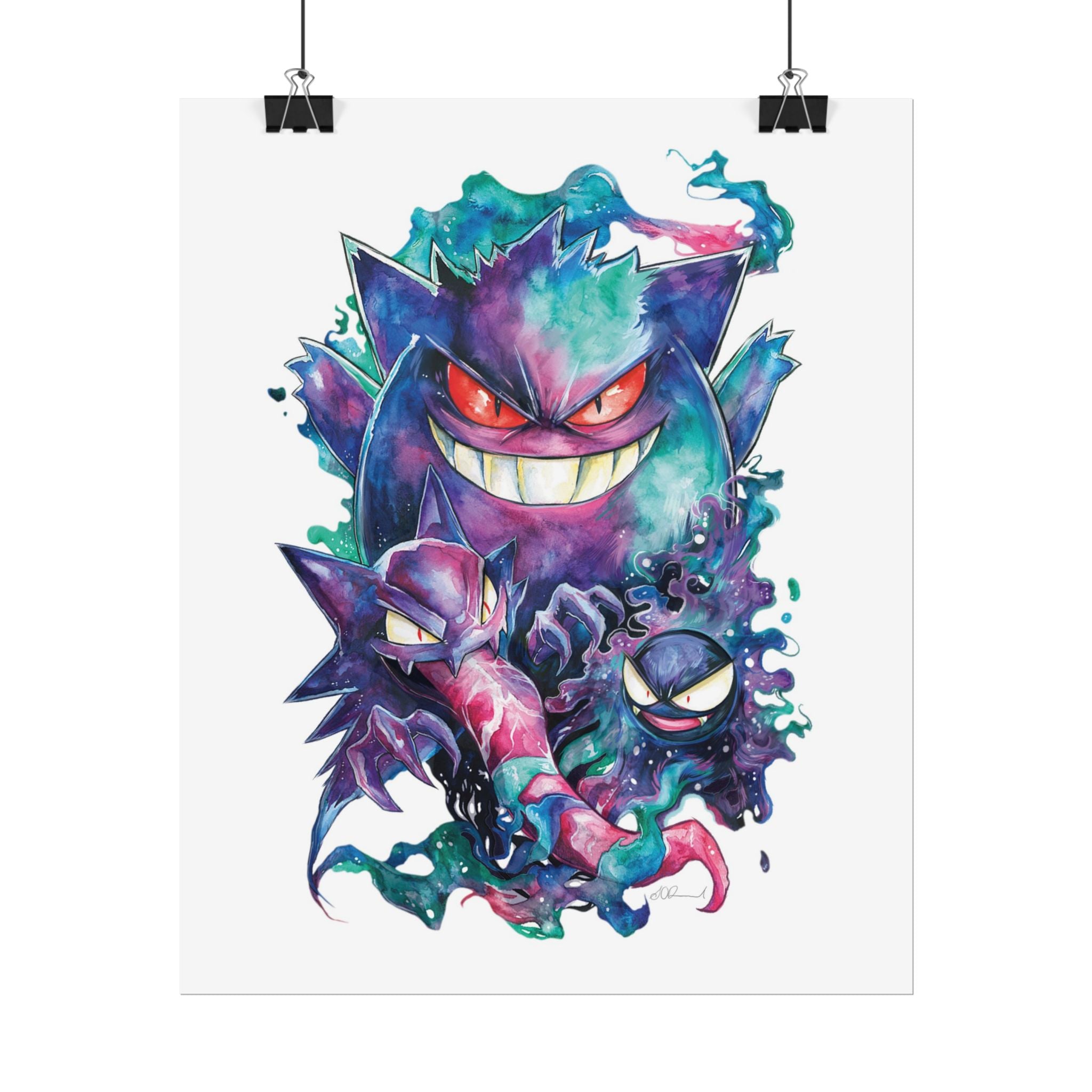 Ghostly Family Poster Print