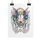 Fox Skull Poster Print