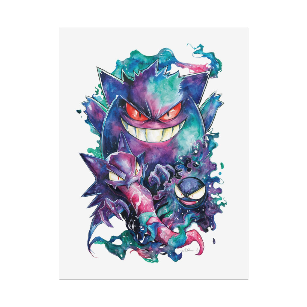 Ghostly Family Poster Print