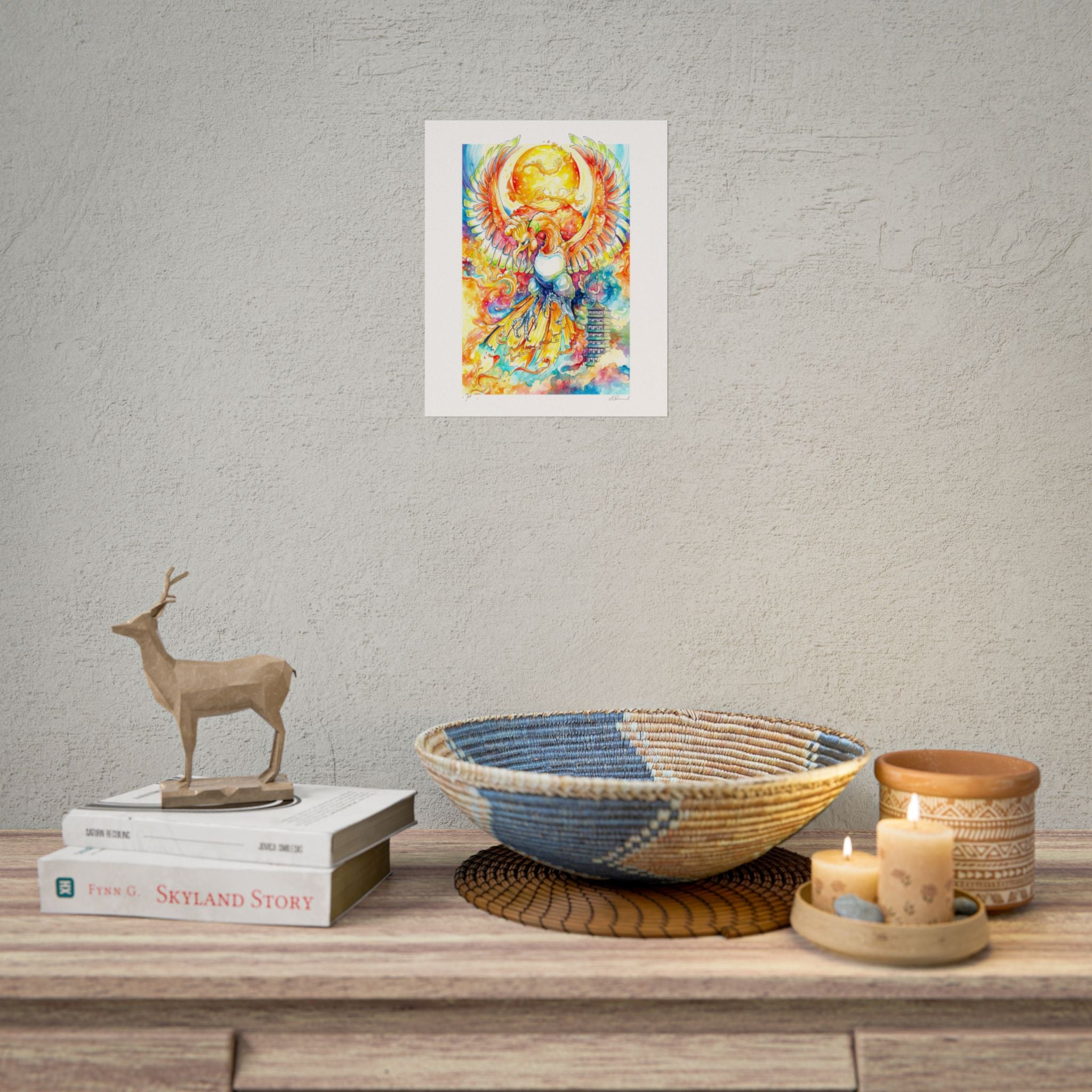 Fire Bird Poster Print