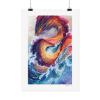 Serpent of the Waves Poster Print