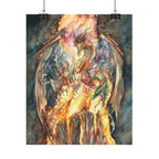 Evil Goddess of Dragons Poster Print